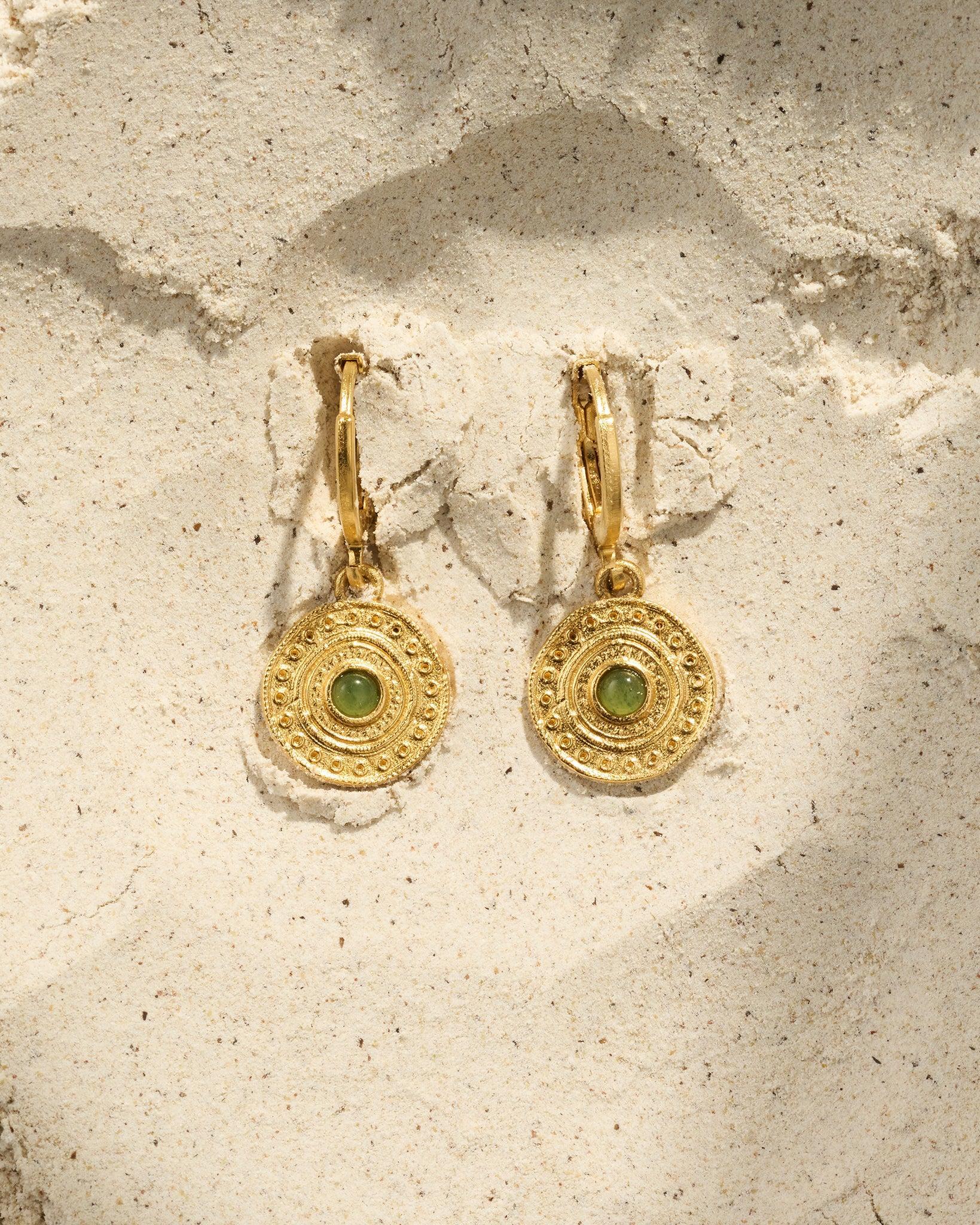 Alba Green Earrings - Image 3