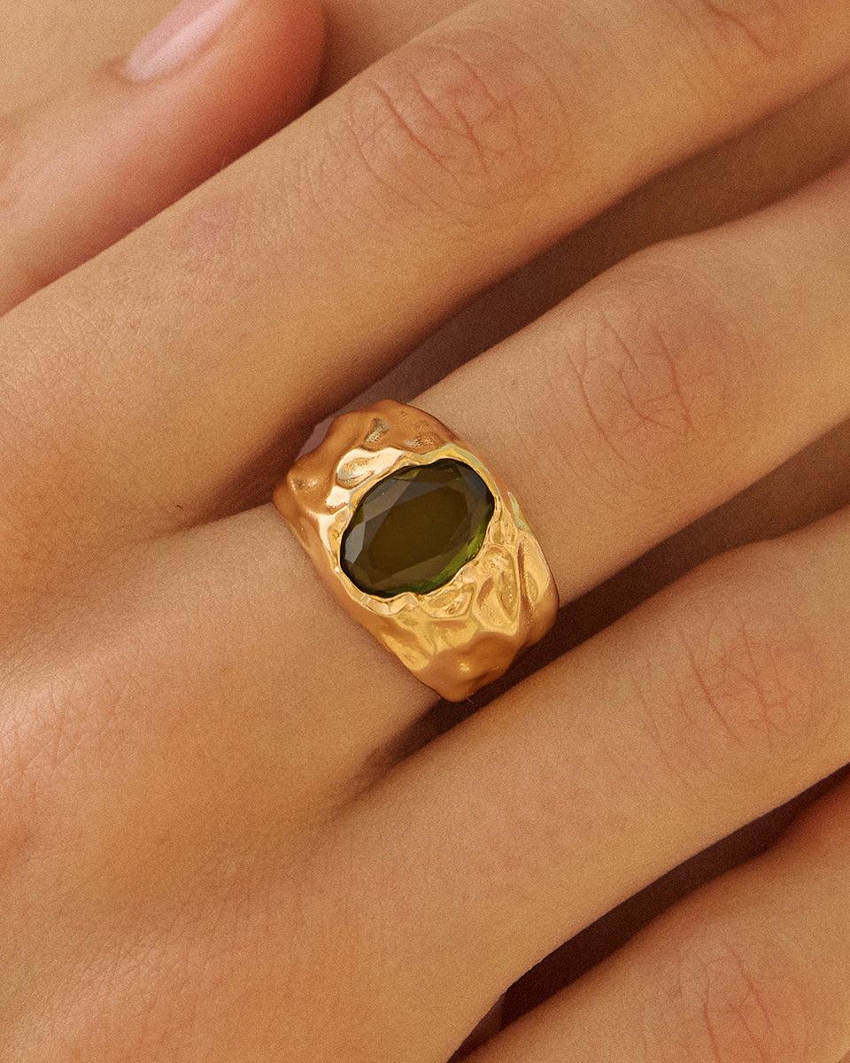 Carmen Dark Green Ring - Image 2