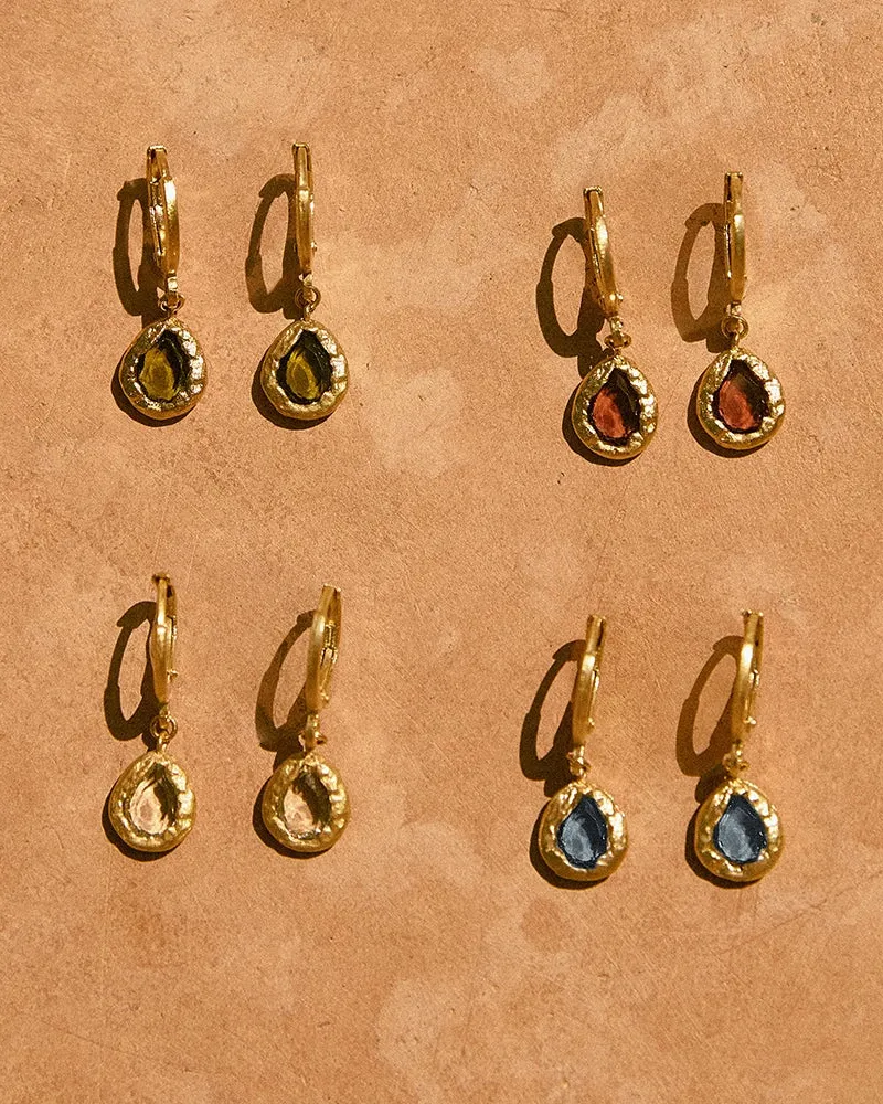 Lysia Dark Green Earrings - Image 5
