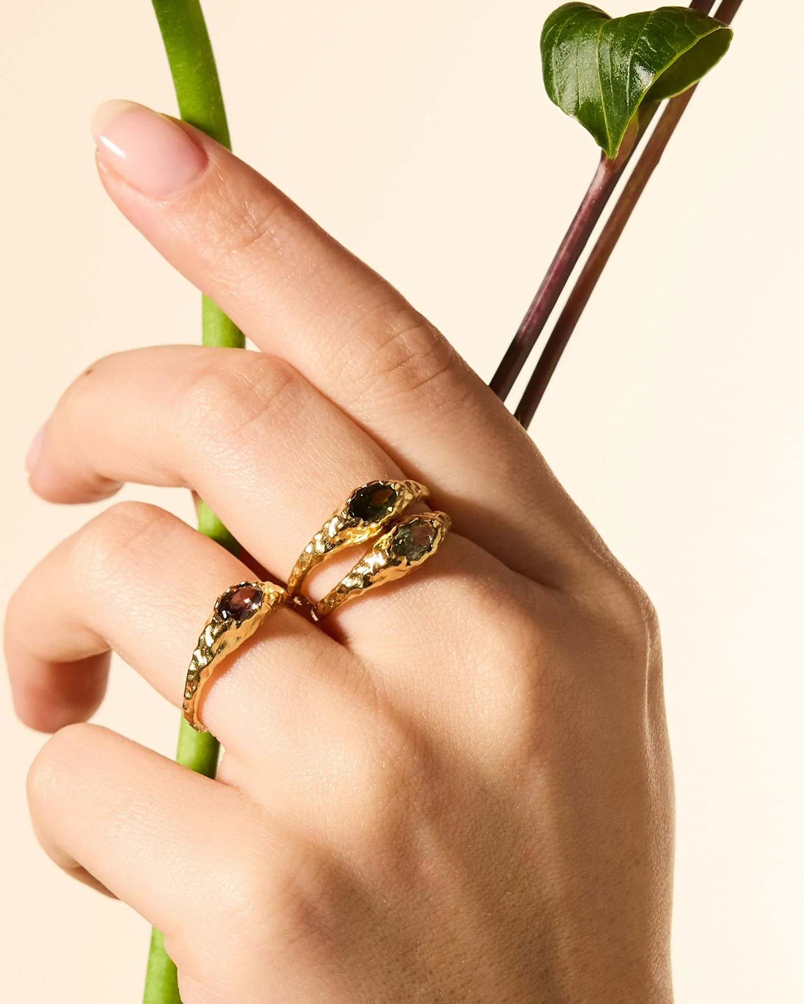 Maria Mini Green Ring - Image 4