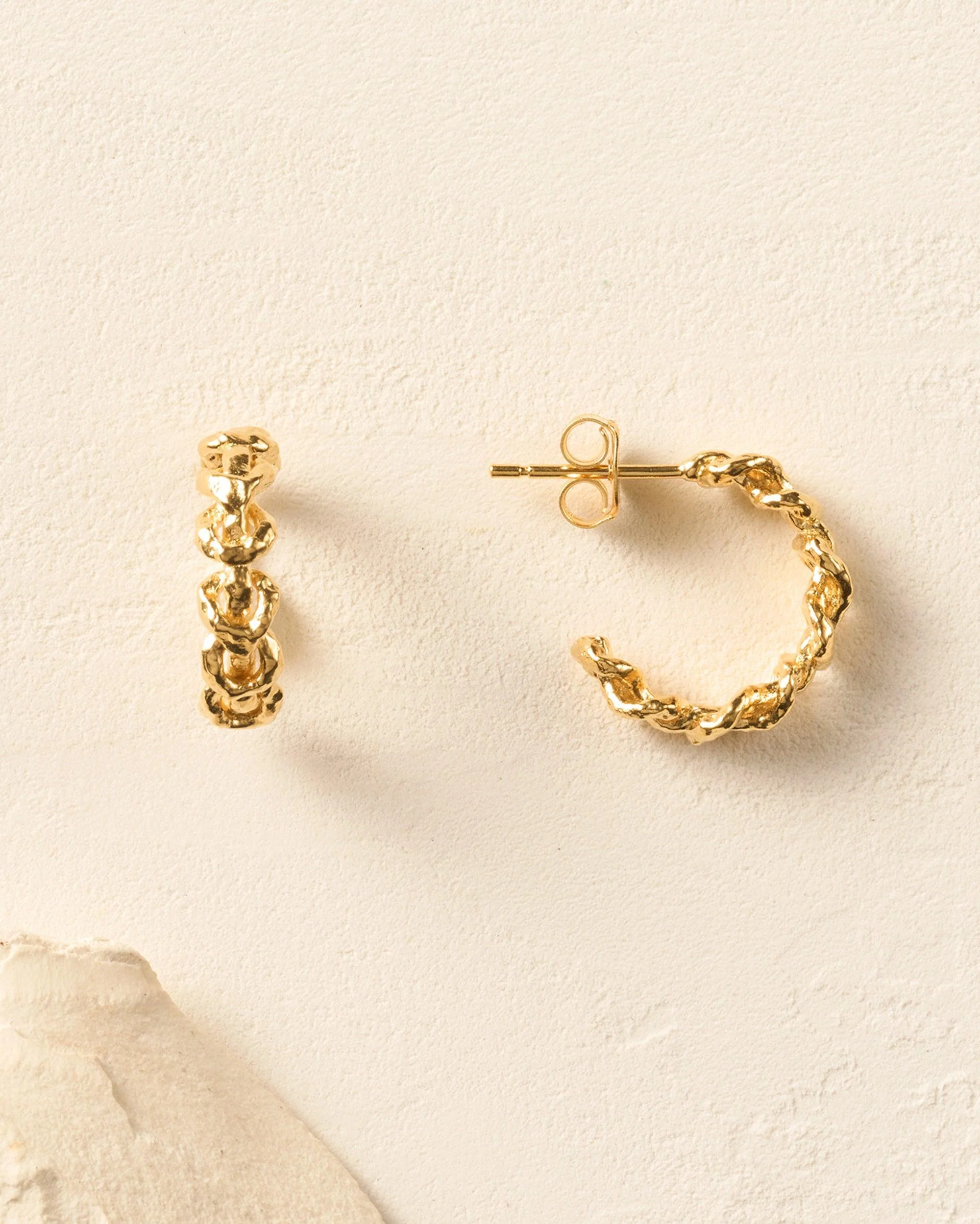 Nodi Hoop Earrings