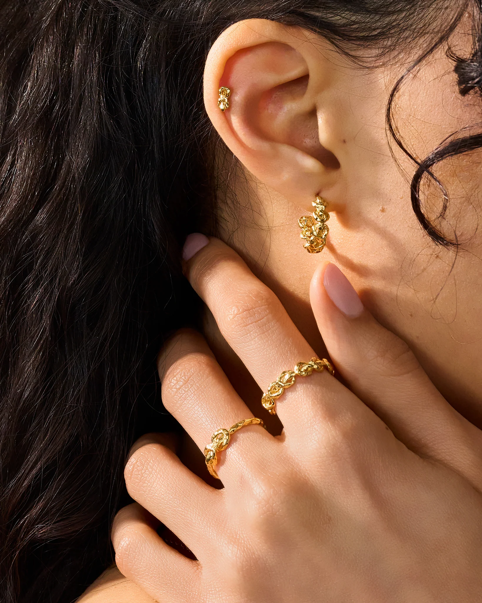 Nodi Hoop Earrings - Image 4